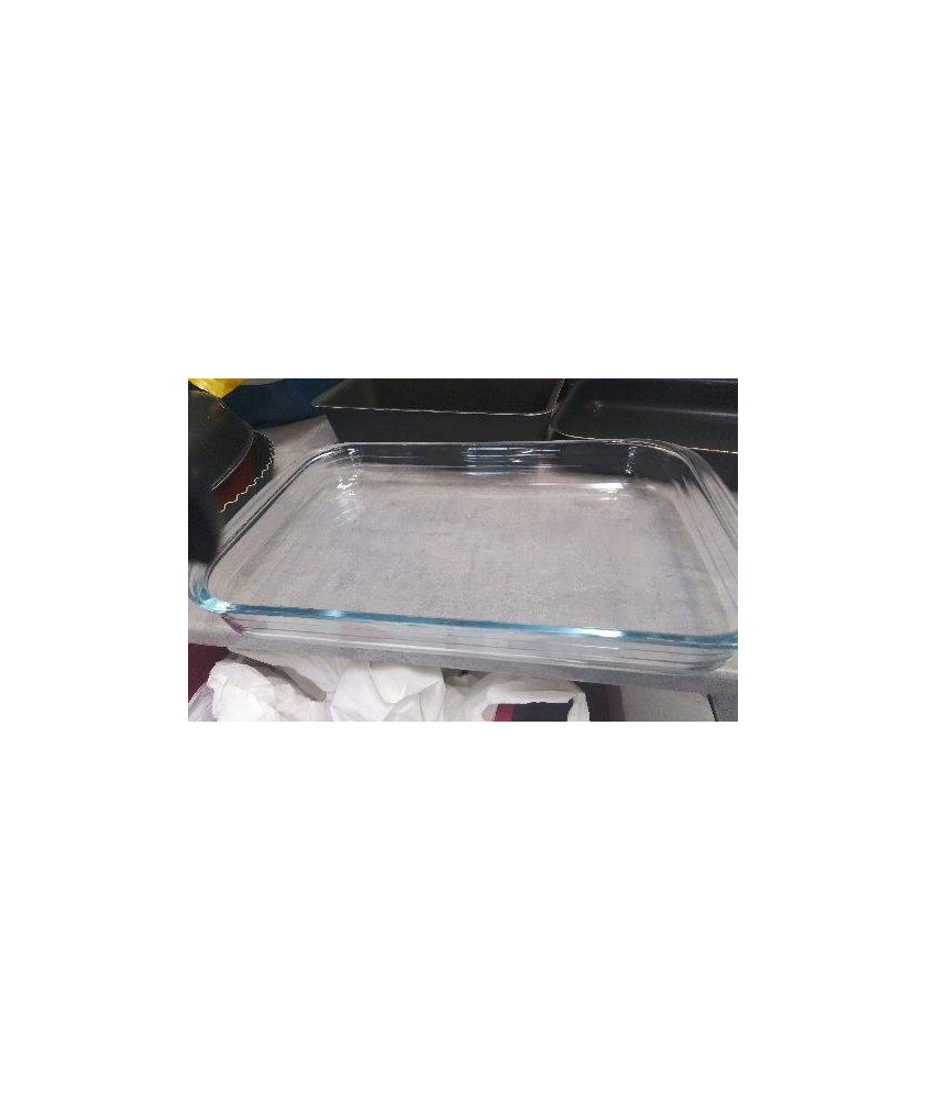 PLAT FIUR RECTANGULAIRE VERRE