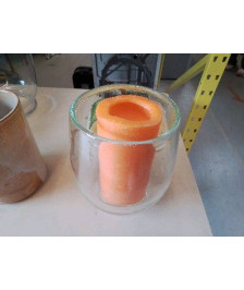 PHOTOPHORE BOUGIE ORANGE 