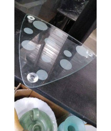 DESSOUS DE PLAT VERRE TRIANGULAIRE 