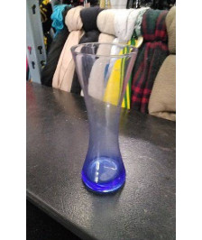 VASE VERRE BLEU 
