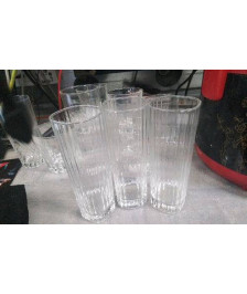 VERRE TUBE STRIE LE LOT