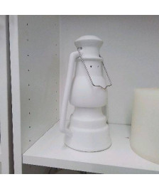 LAMPE PETROLE CERAMIQUE BLANCHE 