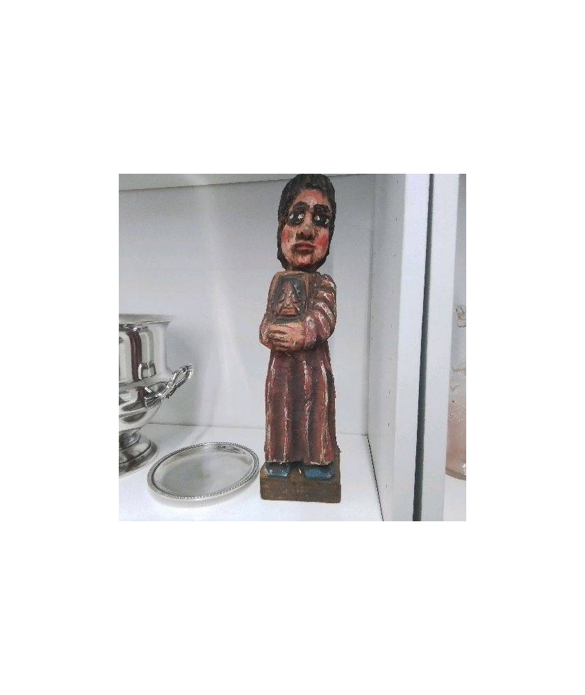 STATUETTE POLYCHROME ANCIENNE