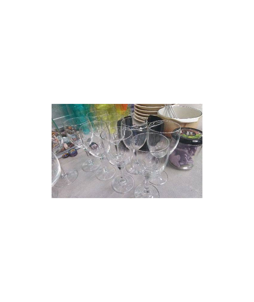 VERRES A PIED X8 