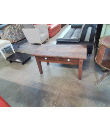 TABLE BASSE BOIS 2 TIROIRS 