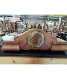 PENDULE BOIS ART DECO EN L’ÉTAT 