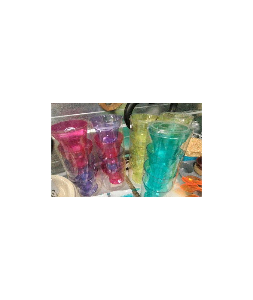 COUPES A GLACE PLASTIQUES X4 