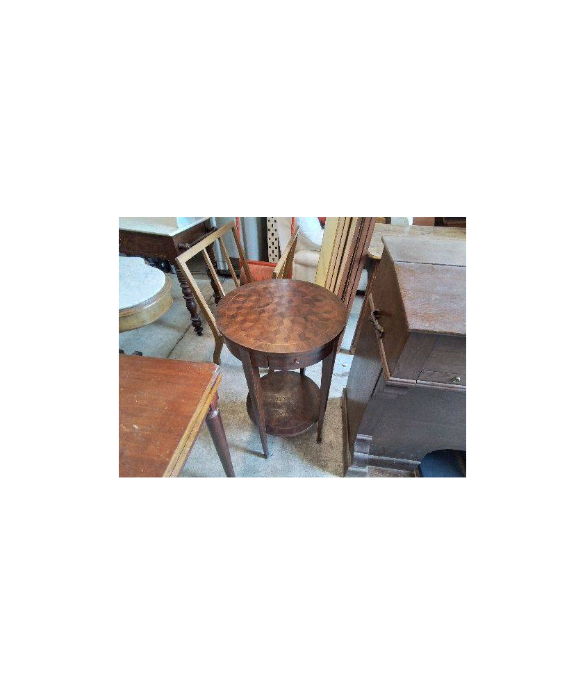 GUERIDON ROND STYLE DIRECTOIRE 