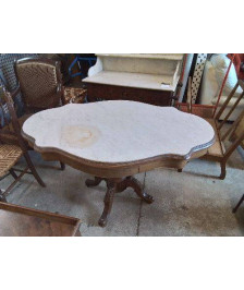 TABLE VIOLON MARBRÉ 