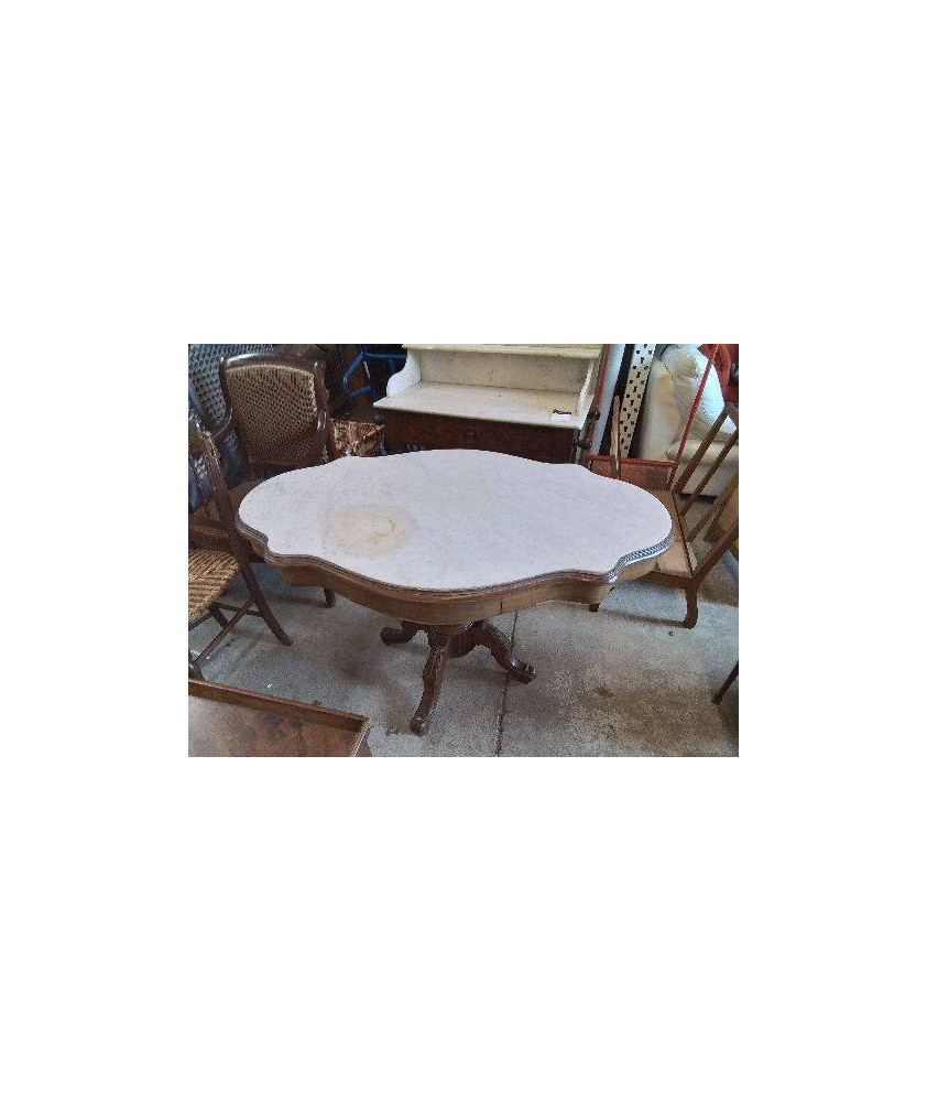 TABLE VIOLON MARBRÉ 