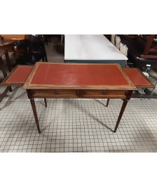 BUEAU DESSUS CUIR 2 TIROIRS