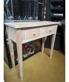 CONSOLE 2 TIROIRS 