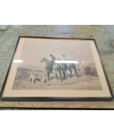 LITHOGRAPHIE XIXE MOTIFS EQUESTRES KARL LOEILLOT&HARTWIG -1798-1841/1864 
