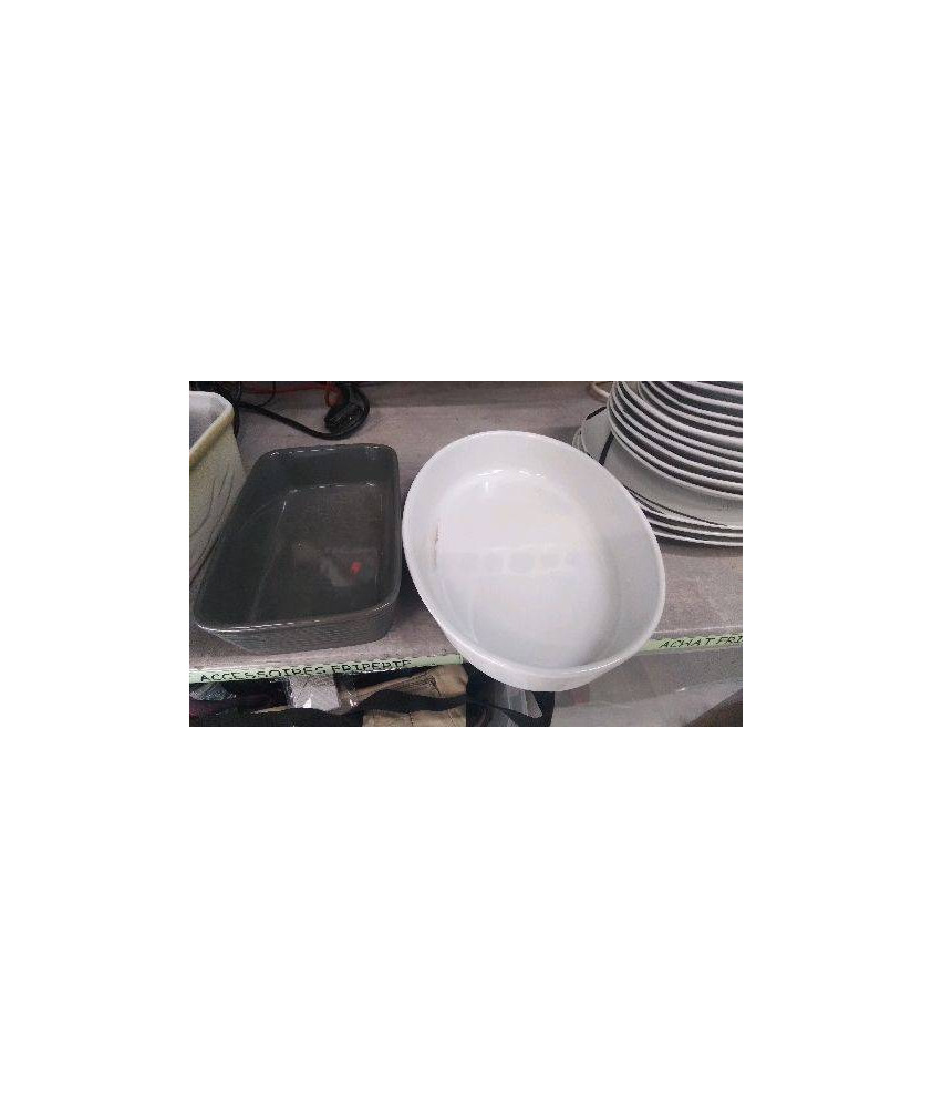 PLAT FOUR BLANC OVALE 