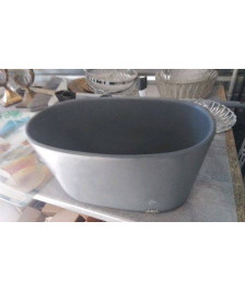 POT GRIS OVALE 