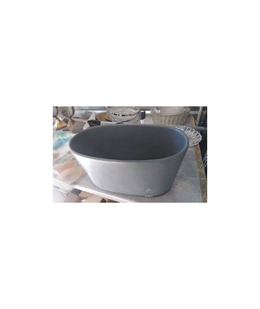 POT GRIS OVALE 