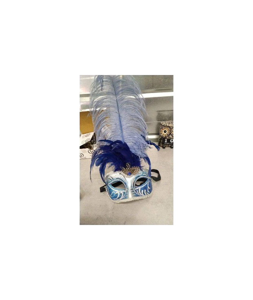 MASQUE BLEU PLUME 