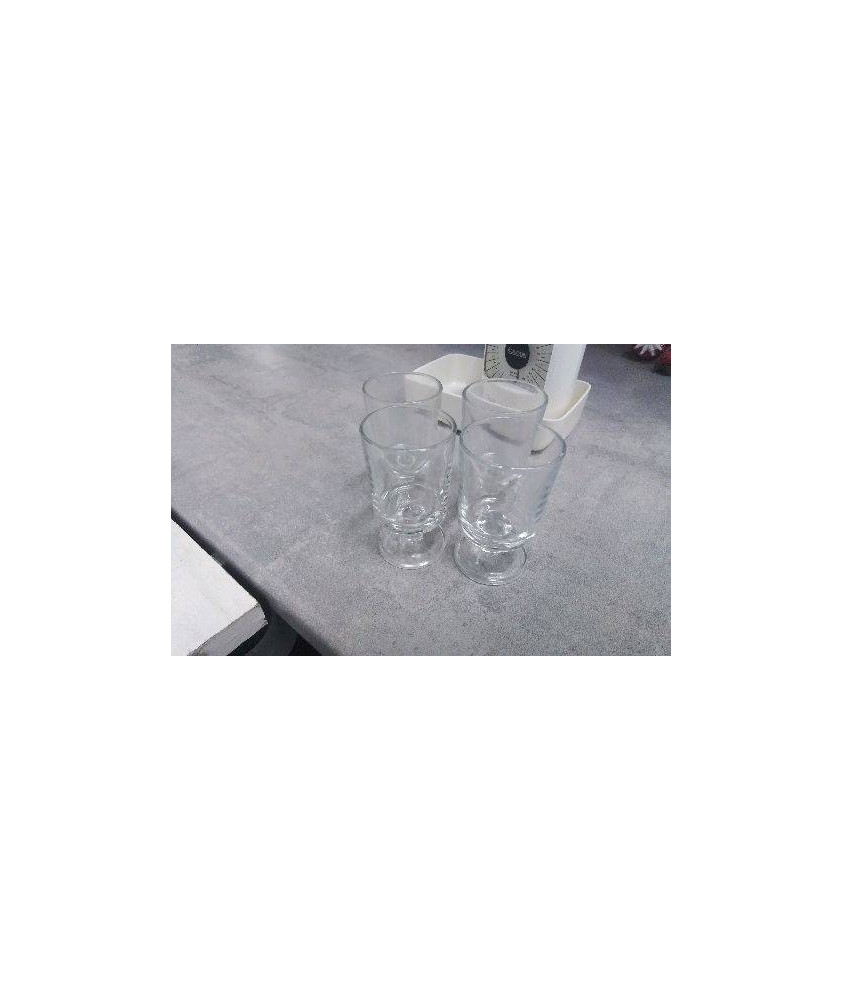 VERRES A LIQUEUR X4