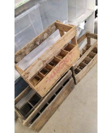 CAISSE BOUTEILLE BOIS - ANCIENNE - EN L’ÉTAT