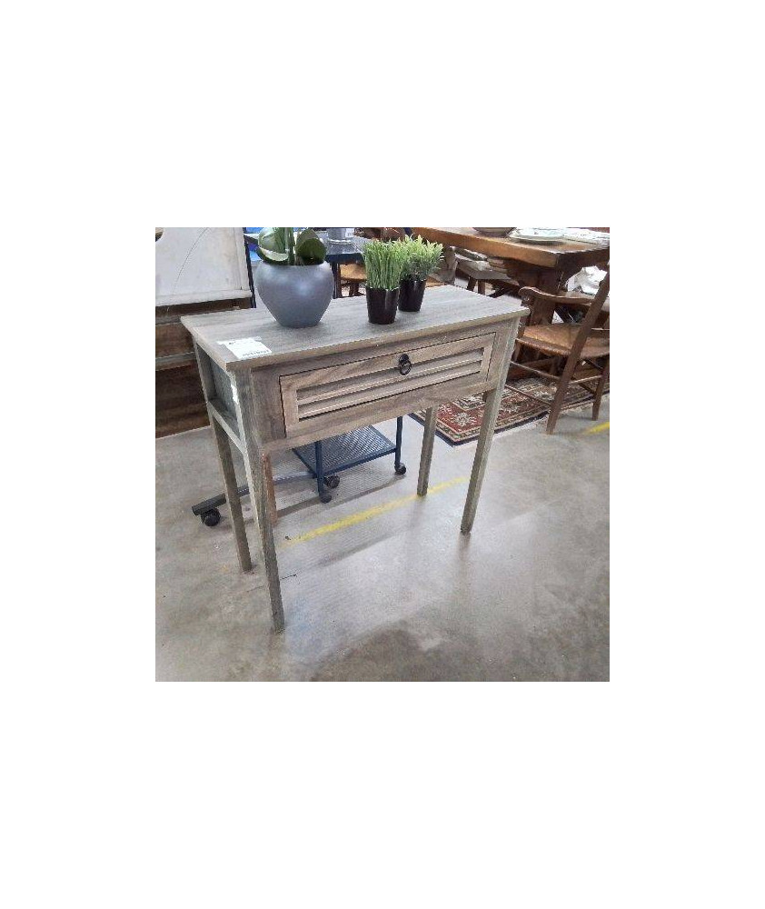 CONSOLE 1 TIROIR PERSIENNE BOIS