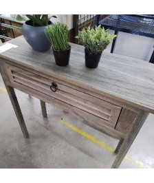 CONSOLE 1 TIROIR PERSIENNE BOIS