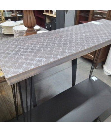 CONSOLE ARABESQUE PIEDS COMPAS