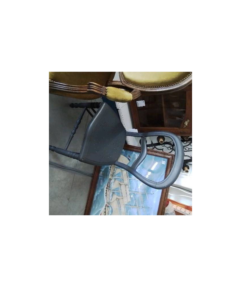 CHAISE CHARME GRIS FONCE