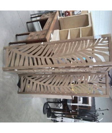 PARAVENT FEUILLAGE BOIS