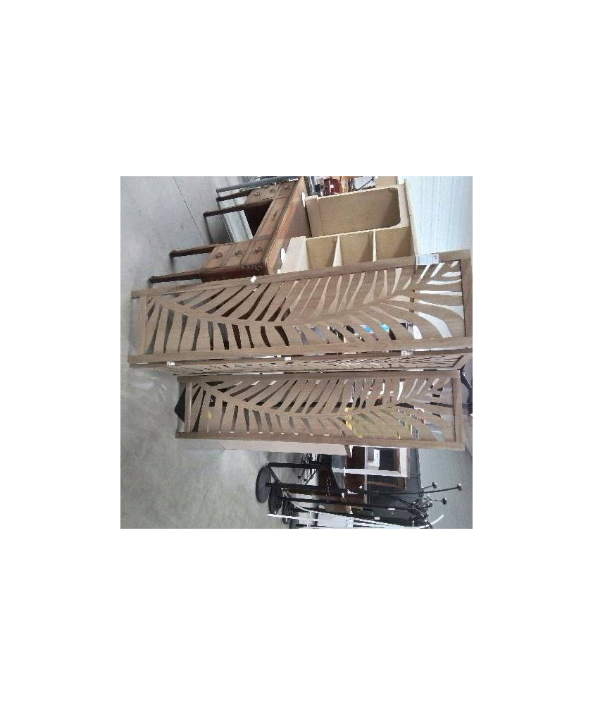 PARAVENT FEUILLAGE BOIS