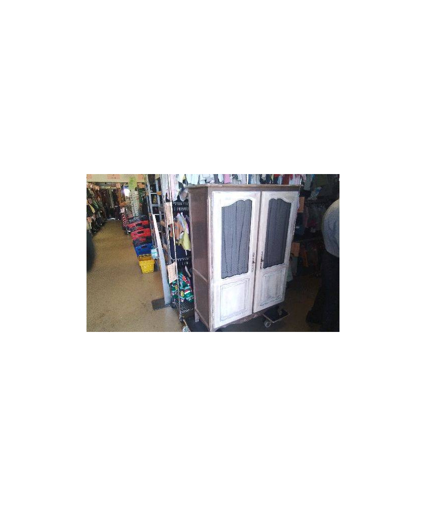 MEUBLE ARMOIRETTE 2 PORTES GTILLAGEES