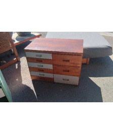 MEUBLE PIN 9 TIROIRS 