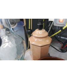 PIED DE LAMPE MARRON