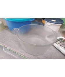 COCOTTE VERRE PYREX SANS COUVERCLE