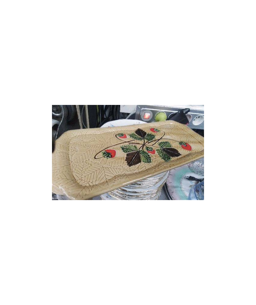 PLAT CAKE BARBOTINE VINTAGE-FRAISIER