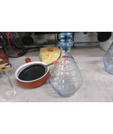 CARAFE VERRE BLEU