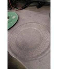 PLAT ROND VERRE
