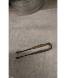 PINCE A SUCRE METAL ARGENTE 