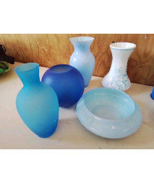 VASE BLEU