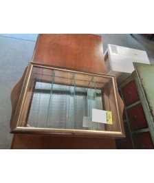 VITRINE MURALE BOIS 1 PORTE 