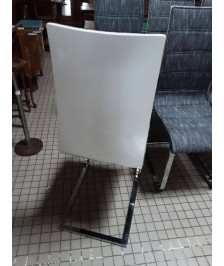 CHAISES ASSISE GRISE LE LOT DE 6