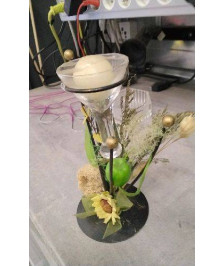 BOUGEOIR FLEURS