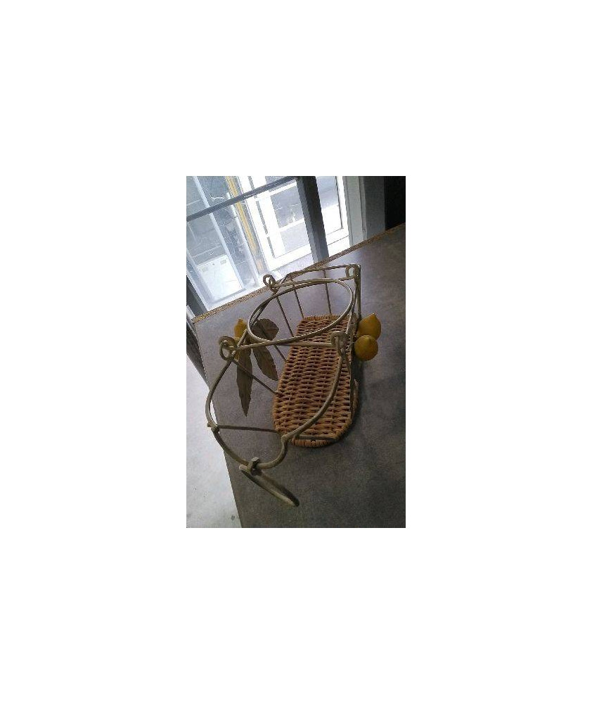 PORTE BOUTEILLE METAL - CITRON 