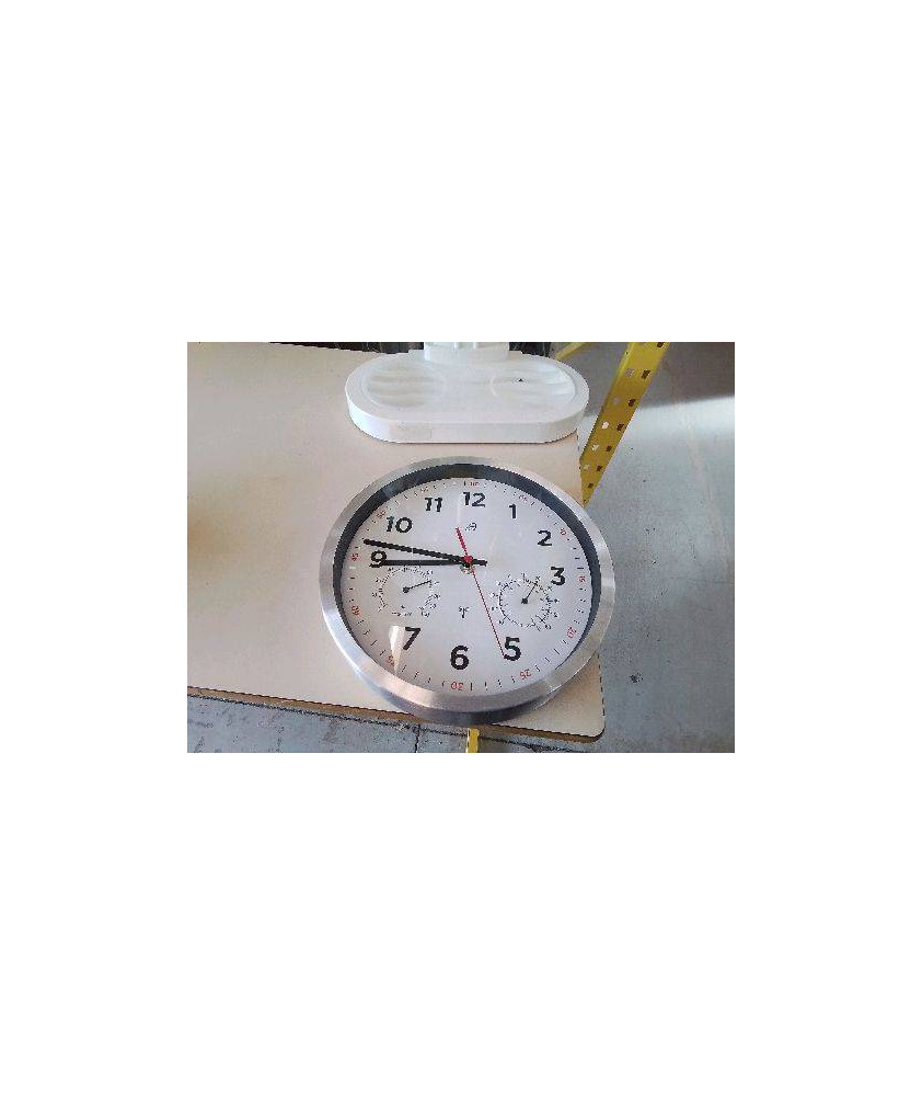 HORLOGE MURALE TEMPÉRATURE HUMIDITÉ 