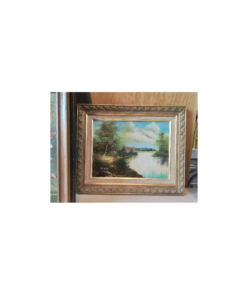 PEINTURE DECORS MAISON BORD DE L’EAU 
