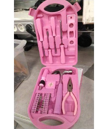 MALETTE OUTILLAGE GIRLY ( MANQUE UN EMBOUT)
