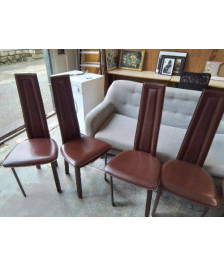 CHAISE EN CUIRE 