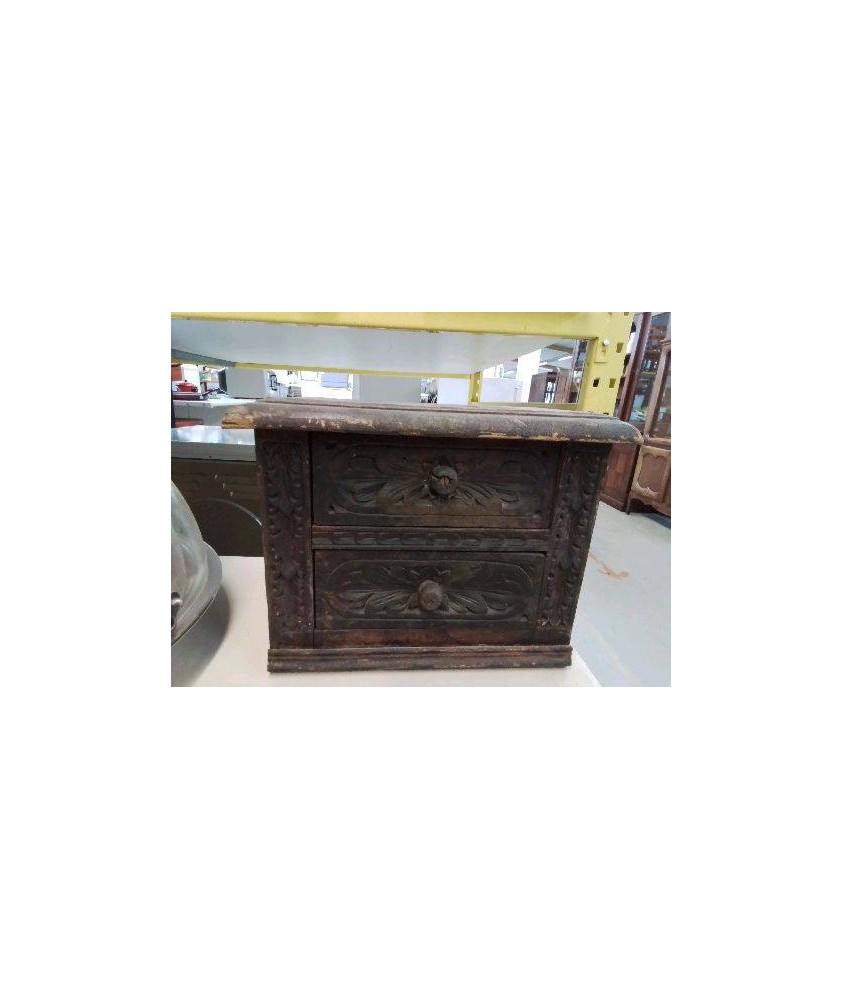 BOITE DE RANGEMENT TIROIRS EN BOIS 
