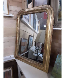 MIROIR 19 EME  DORE LOUIS PHILIPPE 95X73 CM