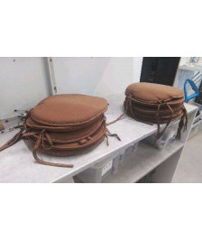 GALETTES DE CHAISE MARRON X5