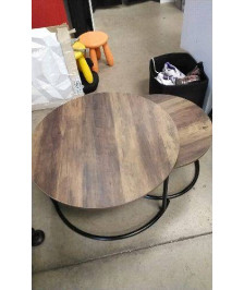 TABLE BASSE RONDE - GIGOGNE/ EN L’ÉTAT 